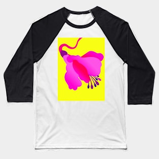 Giant pink flower Baseball T-Shirt